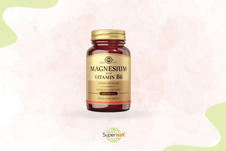 Magnesio con vitamina B6 de Solgar