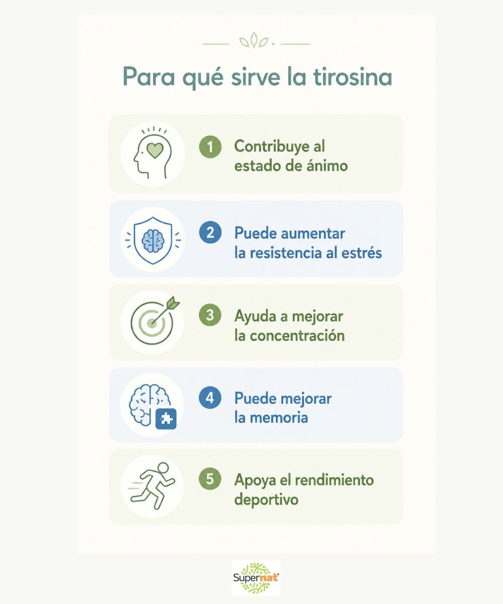 Beneficios de la tirosina